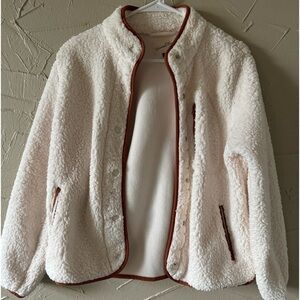 Universal Thread Goods Co. women’s Sherpa Button Jacket size XS Cream